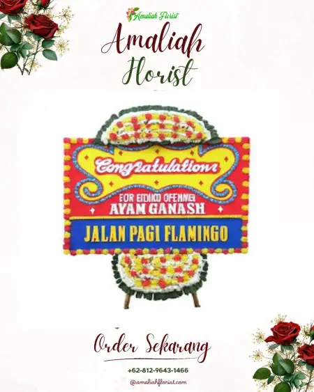 Sewa Papan Bunga Cacaban